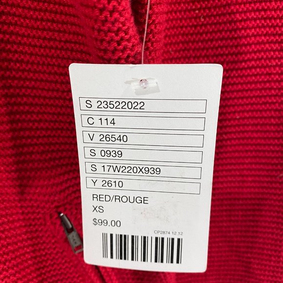 NWT Urban Outfitters Sparkle & Fade Asymmetrical Red Jacket - Size XS - Picture 4 of 6